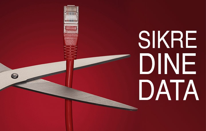 Sikre dine data