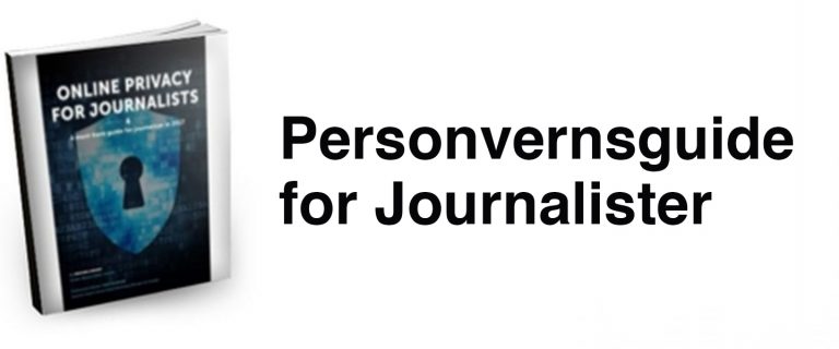 Online personvernguide for journalister 2024 - Vokt kildene